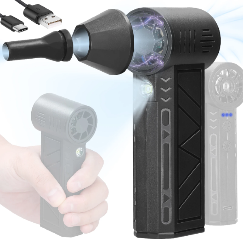 Mini Soplador de Aire Inalámbrico 130.000 RPM – Potencia y Portabilidad en tu Mano 💨⚡