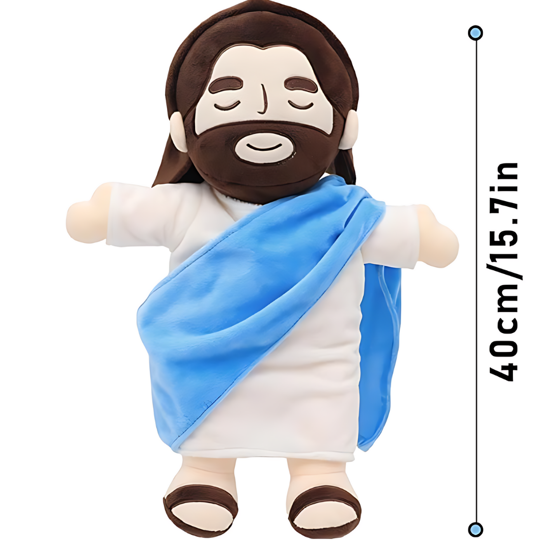 🌟 Peluche de Jesús con Movimiento de Respiración 🌟