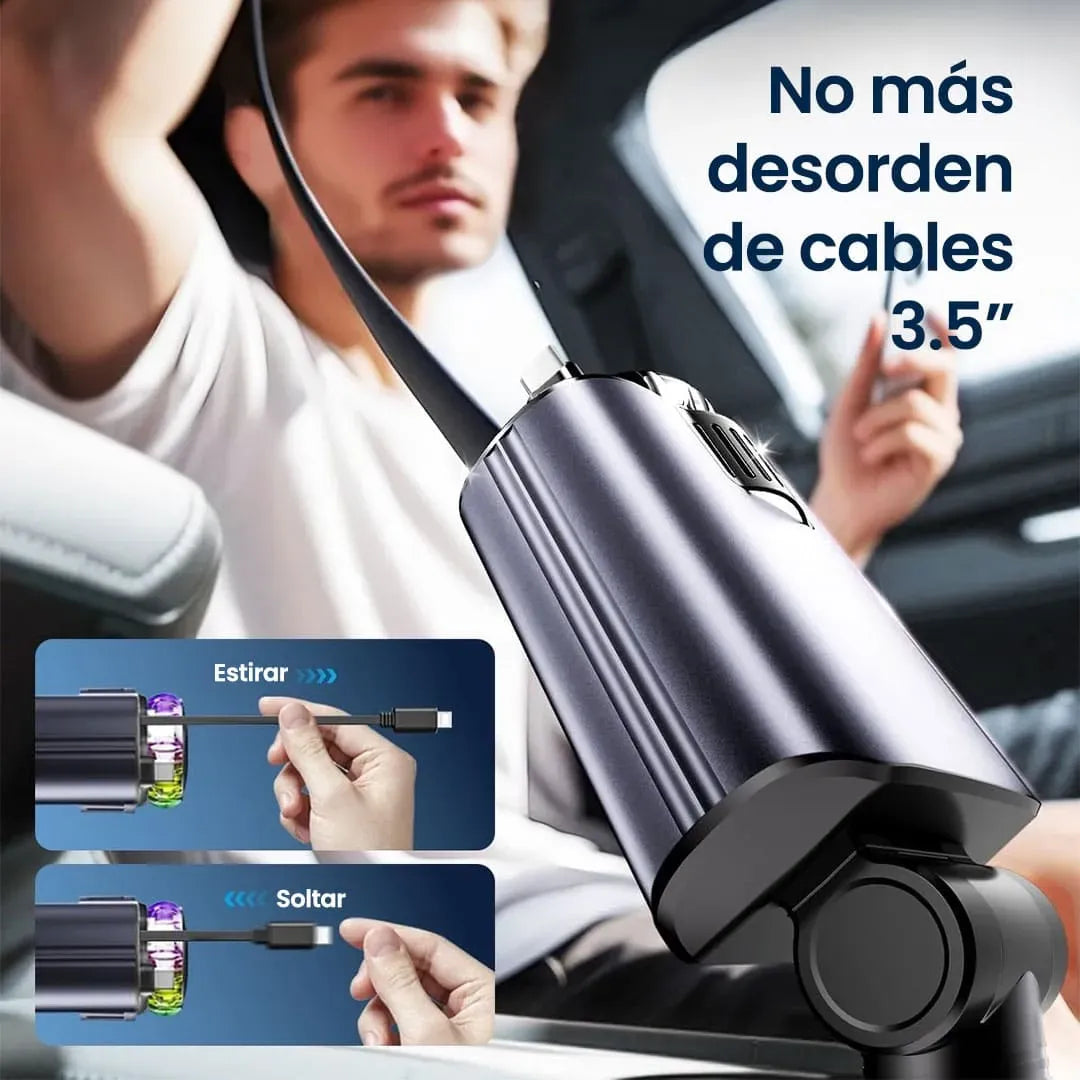 AromaDrive 5 en 1 — Aroma, luz y energía en un solo dispositivo.