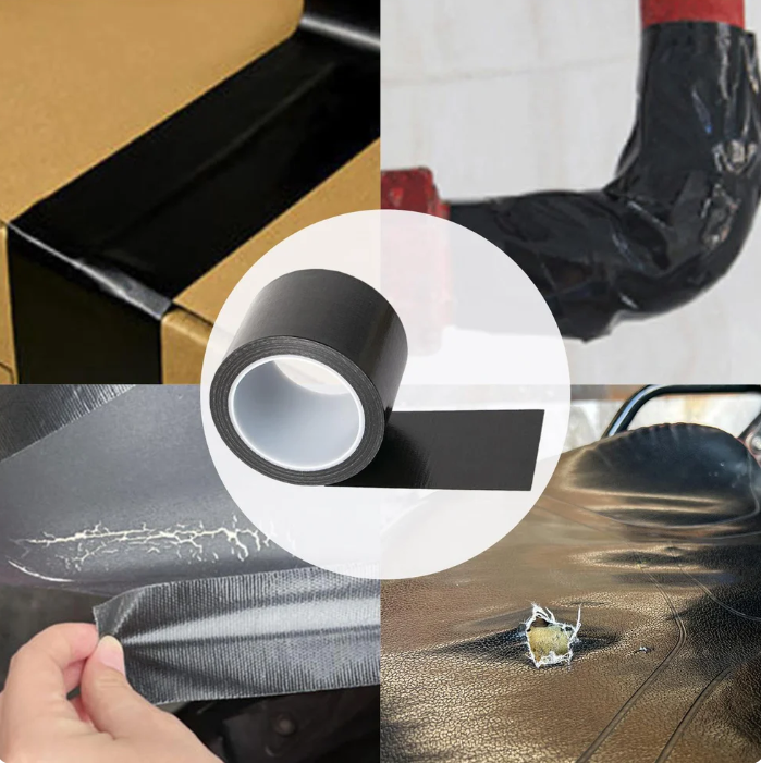 🛋️ Cinta Reparadora para Cuero Negro  – 10 Metros x 5 cm + ENVIO GRATIS 🔥😱
