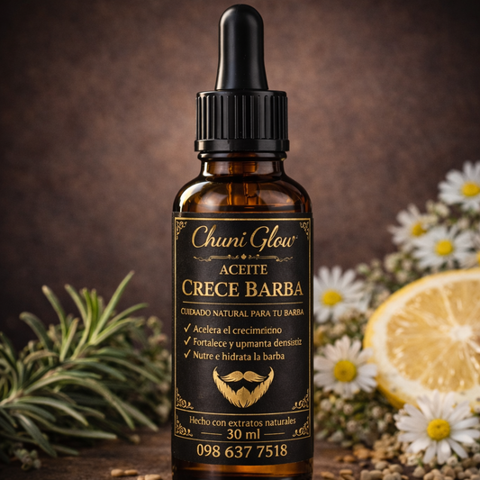 🔥 CHUNI GLOW – ACEITE CRECE BARBA 🔥2X1 POR ESTE MES