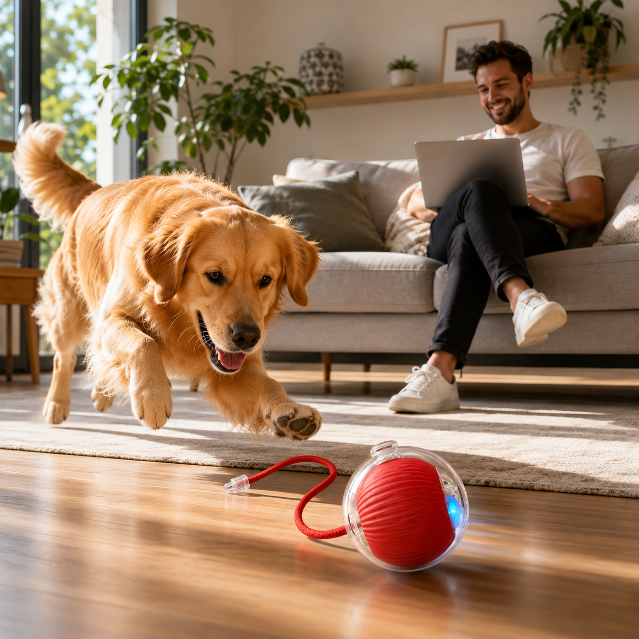 🐶 DogMotion™- Diversión automática para perros llenos de energía.
