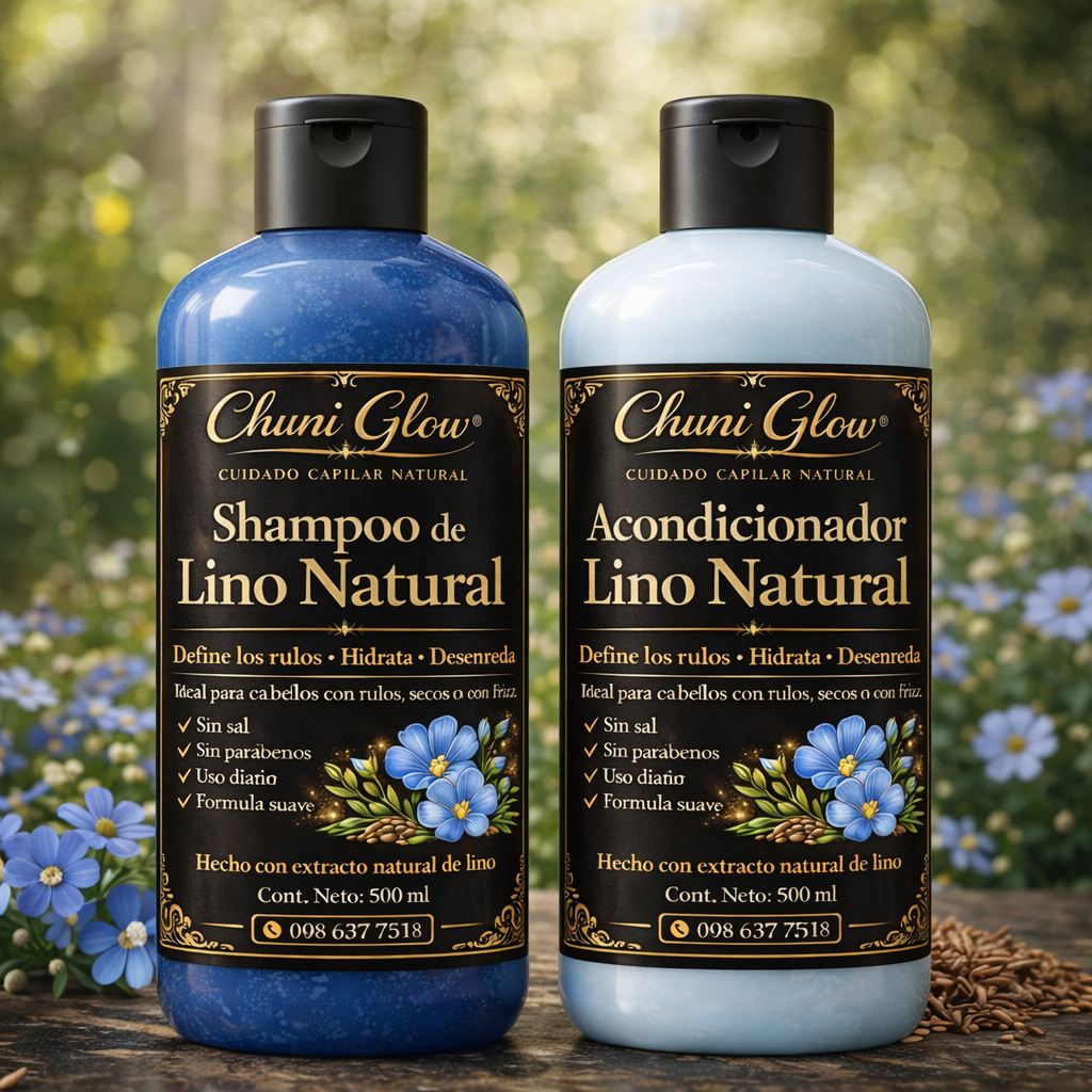Shampoo y acondicionador de rulos,  definidos, hidratados y sin frizz en menos de 30 días.