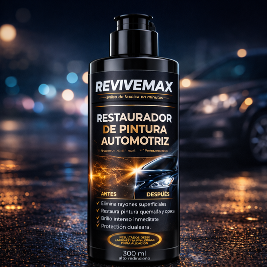 🔥 ReviveMax – Restaurador de Pintura Automotriz | Pintura opaca o quemada y microrayones … solución inmediata 🚗✨