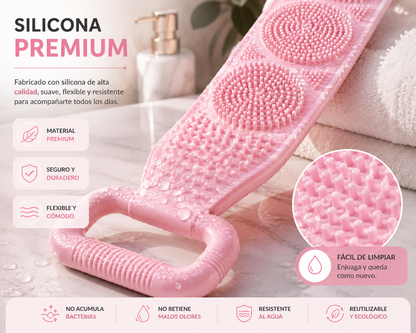 Cepillo Exfoliante de Silicona para Espalda y cuerpo ⭐ ⭐ ⭐ ⭐ ⭐