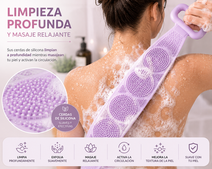 Cepillo Exfoliante de Silicona para Espalda y cuerpo ⭐ ⭐ ⭐ ⭐ ⭐