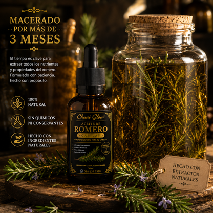 🌿 Aceite de Romero- Producto esencial para la recuperación capilar