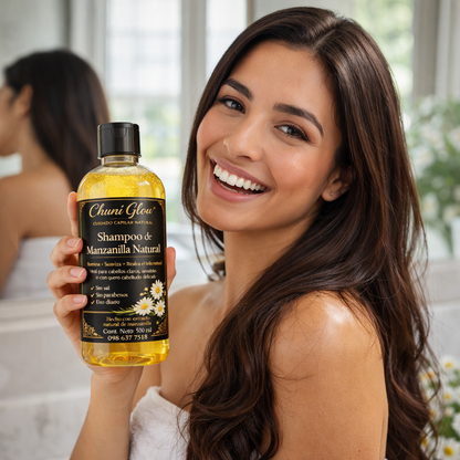 🌼 Shampoo + Acondicionador de Manzanilla: nutrición real, brillo que se nota...