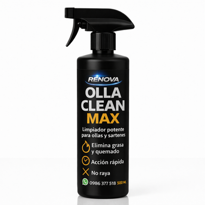 Olla Clean Max  llegó para ¡Eliminar lo quemado de tus ollas en segundos ! + ENVÍO GRATIS😱🔥