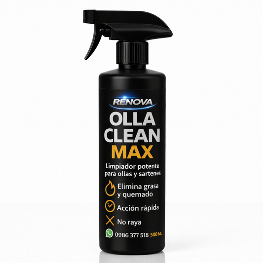 Olla Clean Max  llegó para ¡Eliminar lo quemado de tus ollas en segundos ! 500 ml  + ENVÍO GRATIS😱🔥