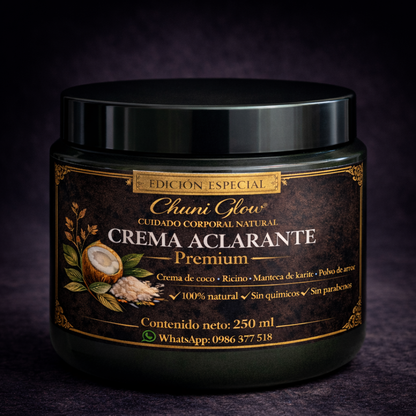 ✨ Crema Aclarante Premium, Tono más uniforme , Piel luminosa , Cuidado natural....