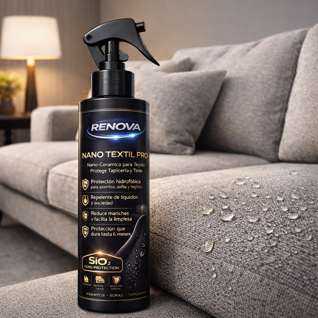 Nano Textil Pro – Protección Invisible de Alto Rendimiento Cuida tus telas como el primer día.