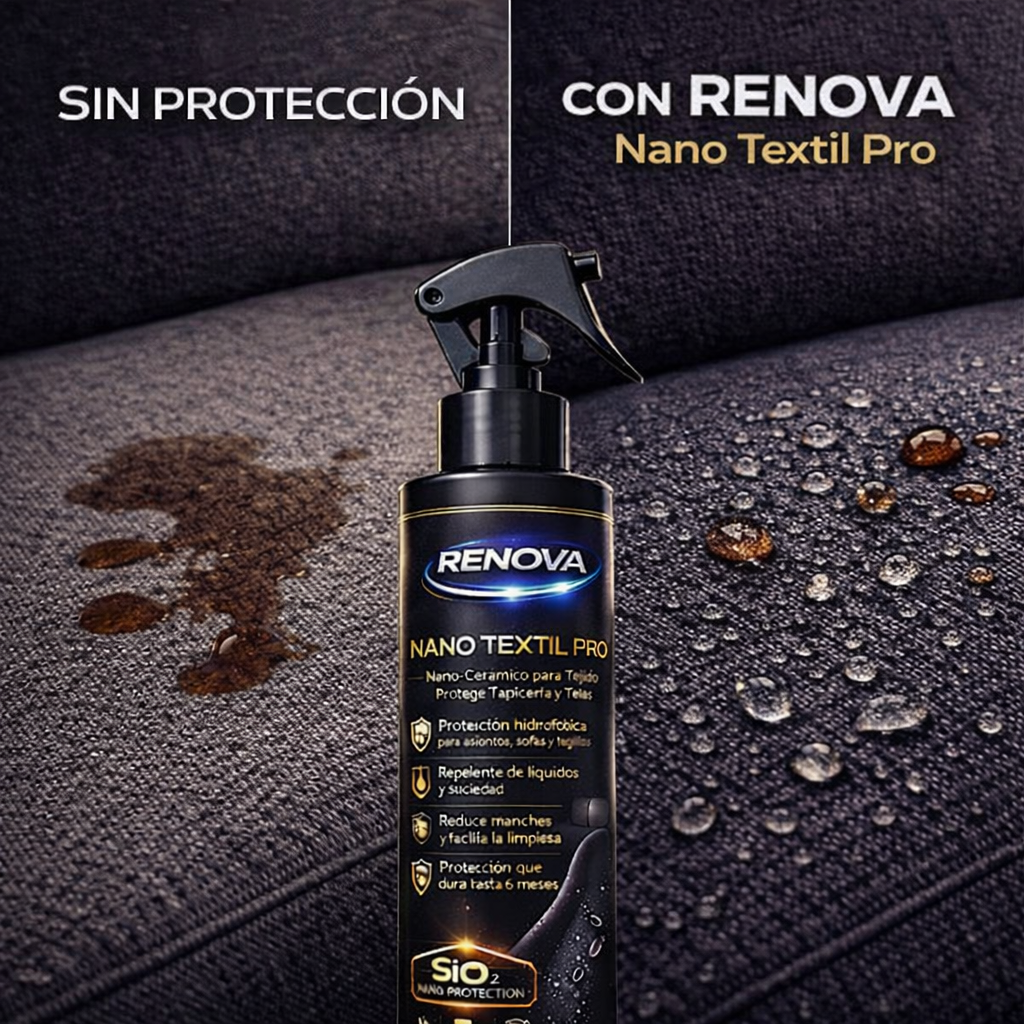 Nano Textil Pro – Protección Invisible de Alto Rendimiento Cuida tus telas como el primer día.