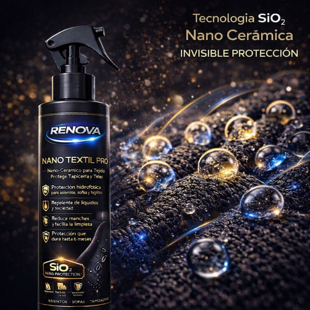 Nano Textil Pro – Protección Invisible de Alto Rendimiento Cuida tus telas como el primer día.