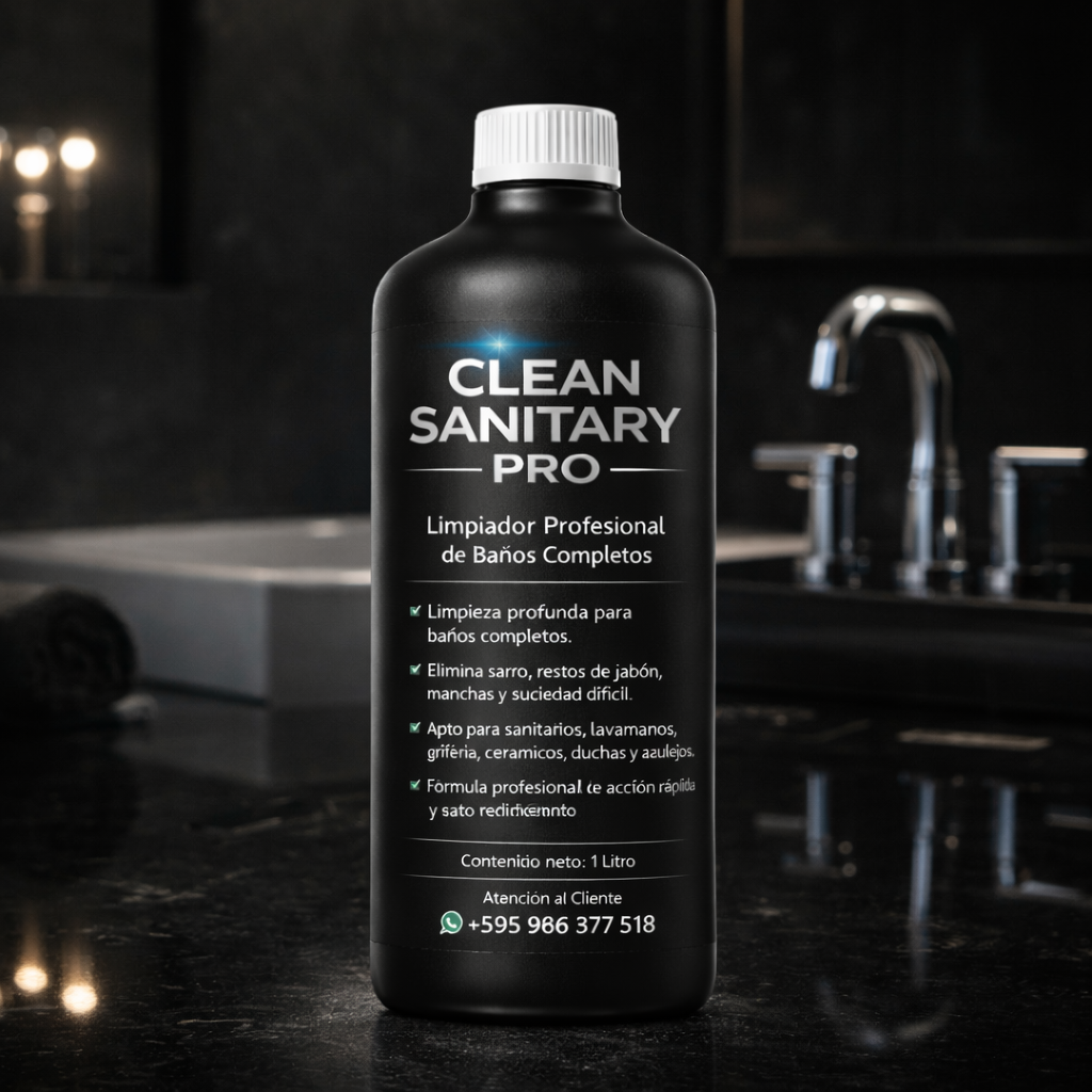 Clean Sanitary 1L – El limpiador ultra potente que está revolucionando la limpieza 😱🔥 | Envío GRATIS