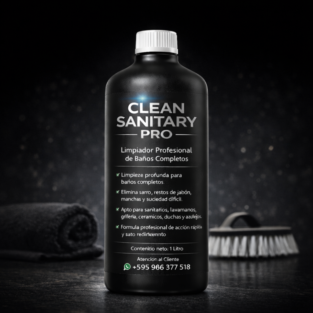 Clean Sanitary 1L – El limpiador ultra potente que está revolucionando la limpieza 😱🔥 | Envío GRATIS