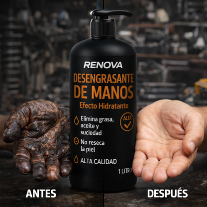 Desengrasante de manos- Hidratador, todos los talleres ya loo tienen + Envio Gratis