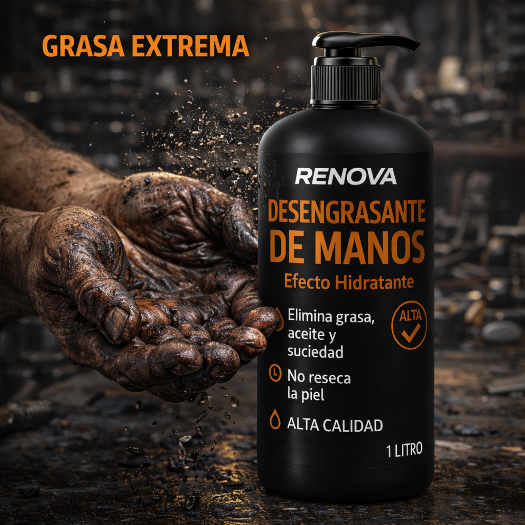 Desengrasante de manos- Hidratador, todos los talleres ya loo tienen + Envio Gratis