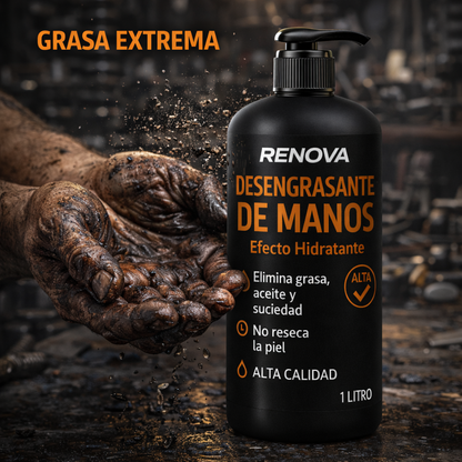 Desengrasante de manos- Hidratador, todos los talleres ya loo tienen + Envio Gratis