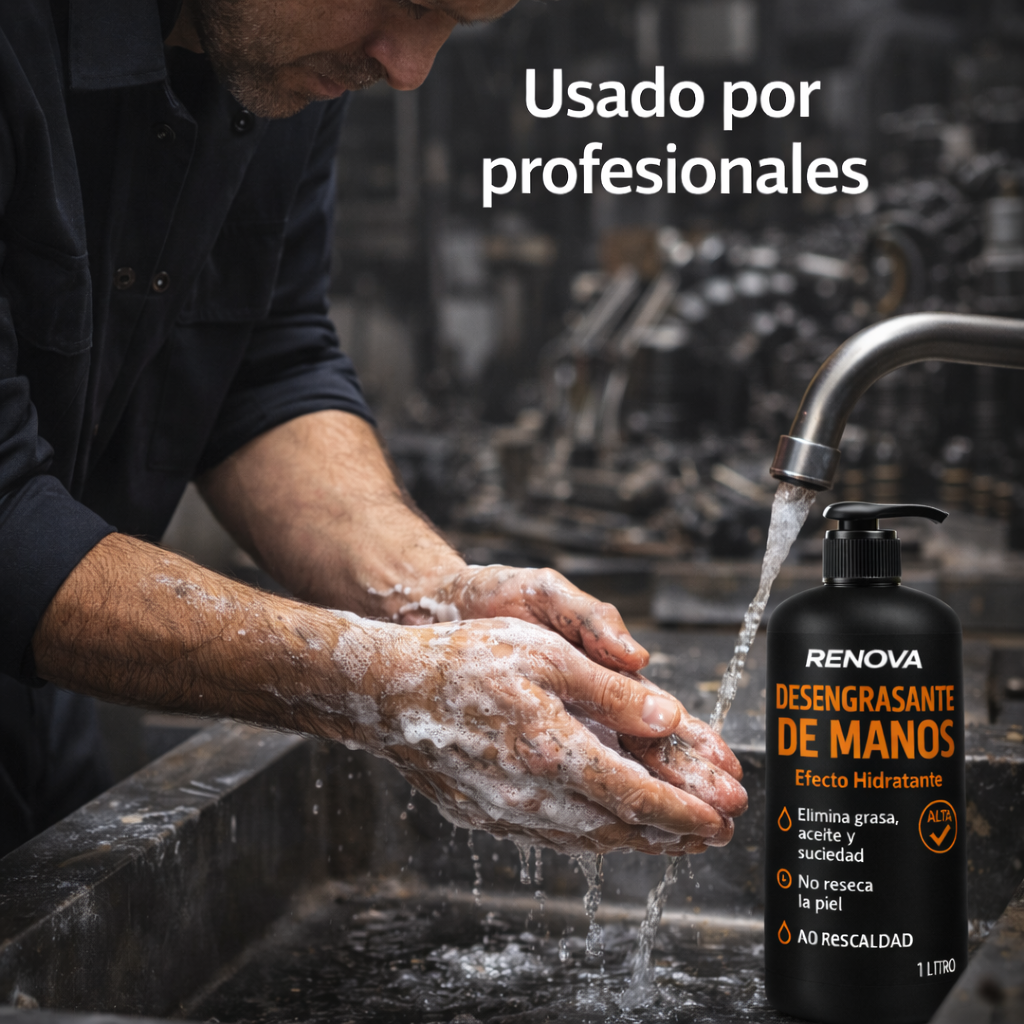 Desengrasante de manos- Hidratador, todos los talleres ya loo tienen + Envio Gratis