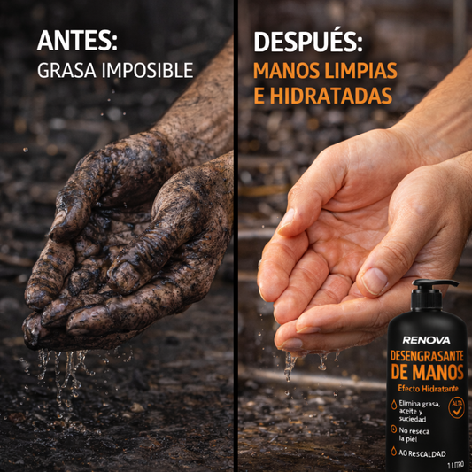 Desengrasante de manos- Hidratador, todos los talleres ya loo tienen + Envio Gratis