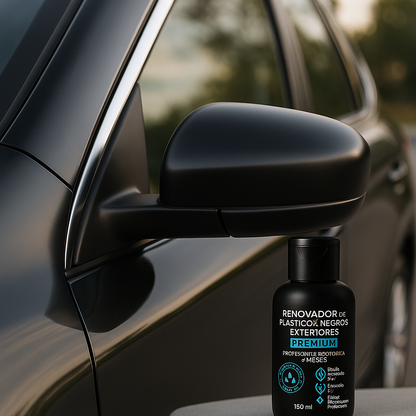 🔥 RENOVADOR DE PLÁSTICOS EXTERIOR PREMIUM – 150 ML + Enviso Gratis 🔥
