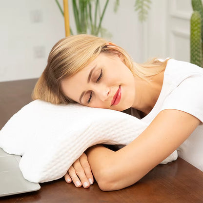 Almohada Ergonómica Hueca – Descansá sin Dolor y con Máxima Comodidad 😴✨