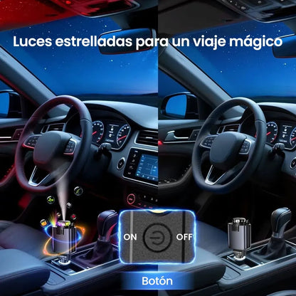 AromaDrive 5 en 1 — Aroma, luz y energía en un solo dispositivo.