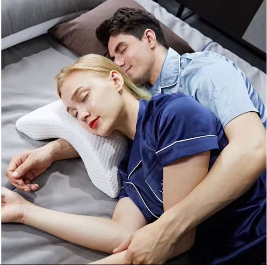 Almohada Ergonómica Hueca – Descansá sin Dolor y con Máxima Comodidad 😴✨